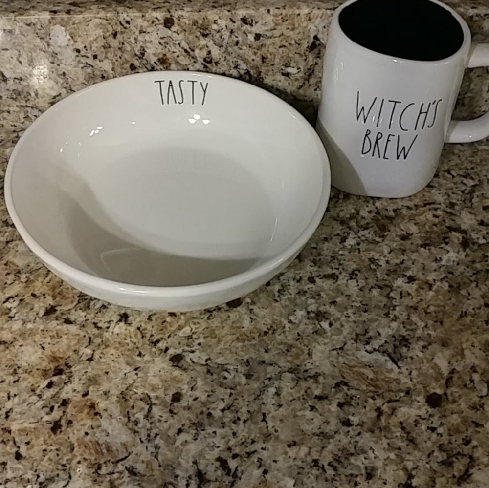 Reserved for Emily RD mug and bowl